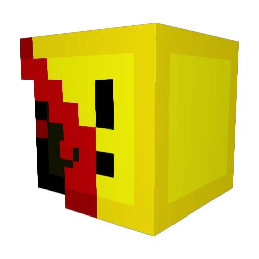 Chomper1173 Minecraft avatar head, 3D render