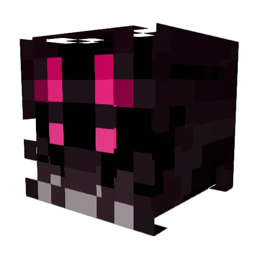 ChomperChomping Minecraft avatar head, 3D render