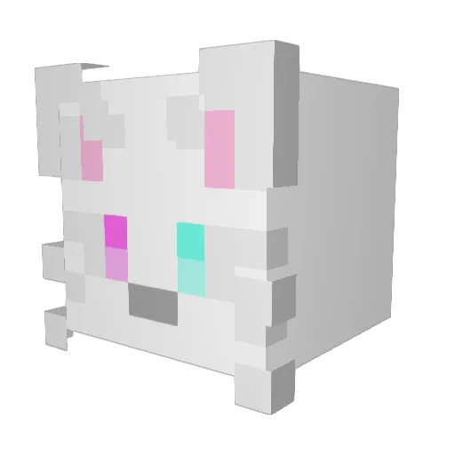 ChoneOne Minecraft avatar head, 3D render