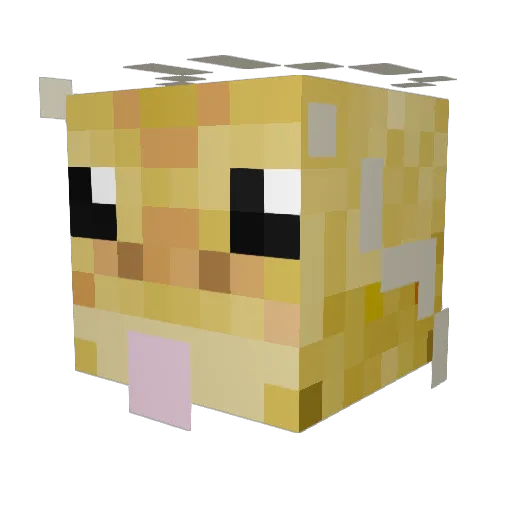 ChonkyMonkey3 Minecraft avatar head, 3D render