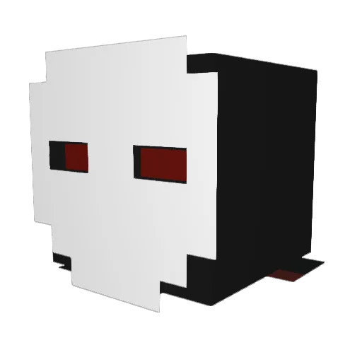 Chonokami Minecraft avatar head, 3D render