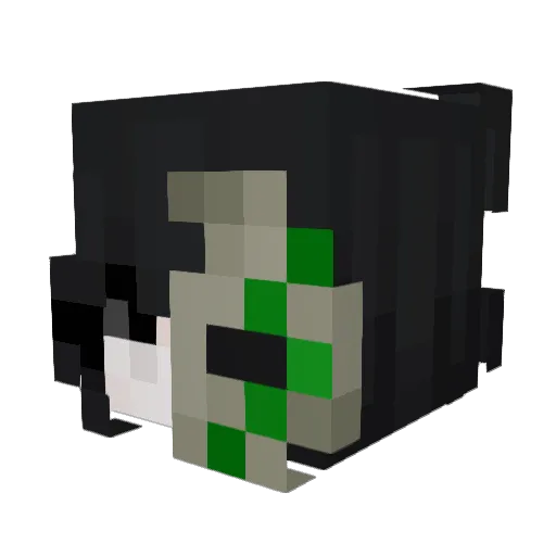 Chonsky Minecraft avatar head, 3D render