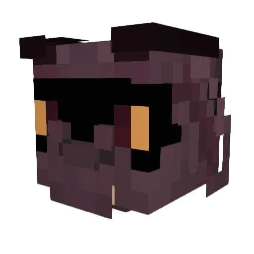 Chooboi Minecraft avatar head, 3D render