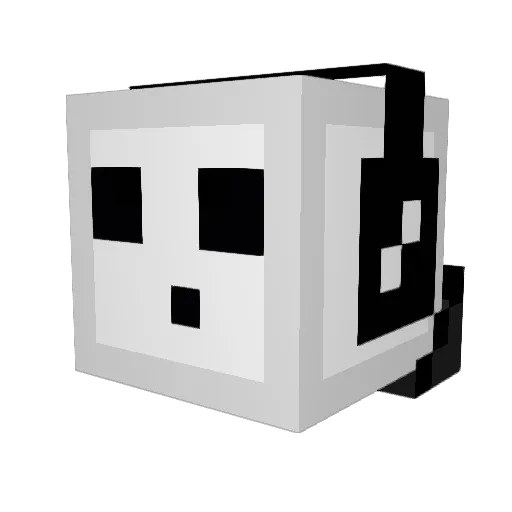 Choogey Minecraft avatar head, 3D render