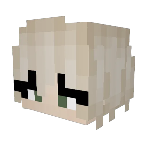 ChoomSlayer Minecraft avatar head, 3D render