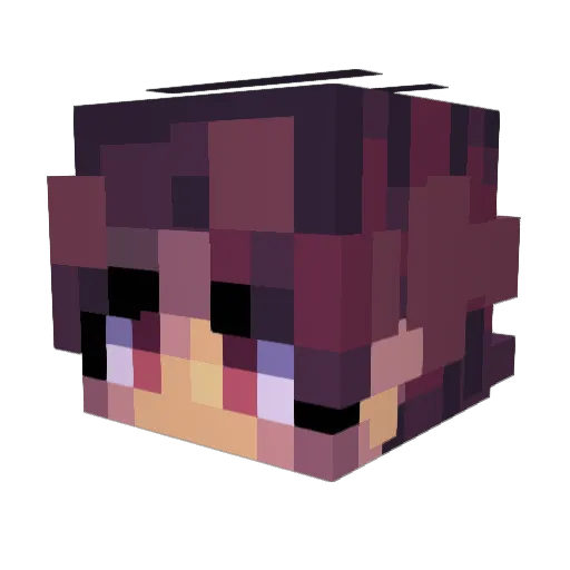 ChoonKim Minecraft avatar head, 3D render