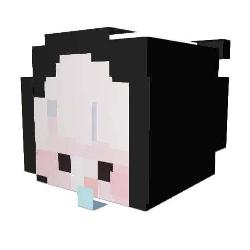 Choonsik_O Minecraft avatar head, 3D render