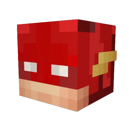 Choonzy Minecraft avatar head, 3D render
