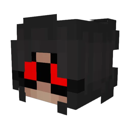 Choopchoop Minecraft avatar head, 3D render