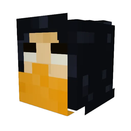 ChooseDeth Minecraft avatar head, 3D render