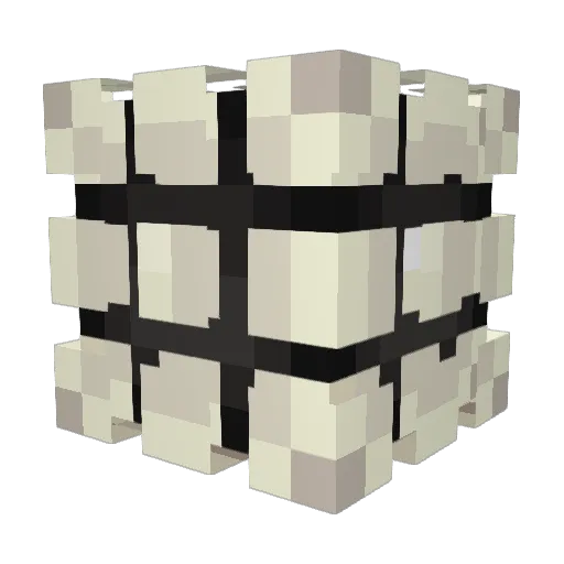 Chopard123 Minecraft avatar head, 3D render