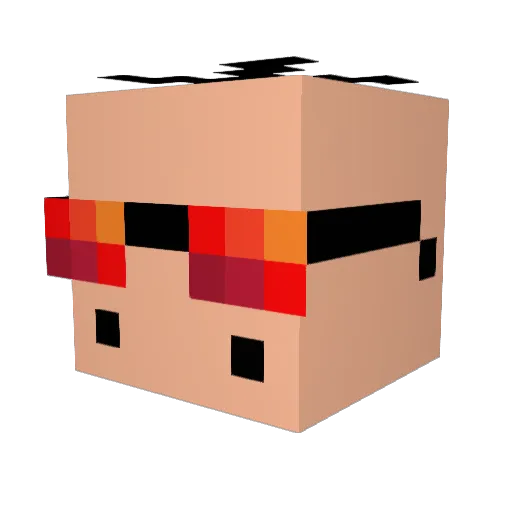 ChopieGamer Minecraft avatar head, 3D render