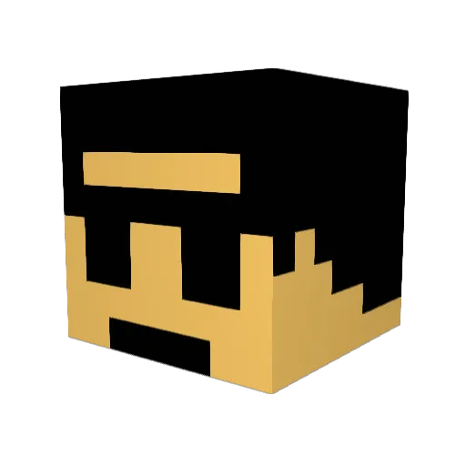 ChopinYS2 Minecraft avatar head, 3D render