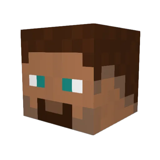 Chopper31 Minecraft avatar head, 3D render