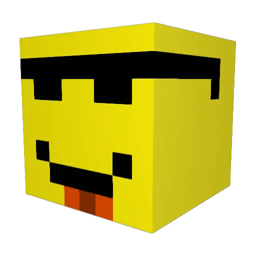 Choppersan17 Minecraft avatar head, 3D render