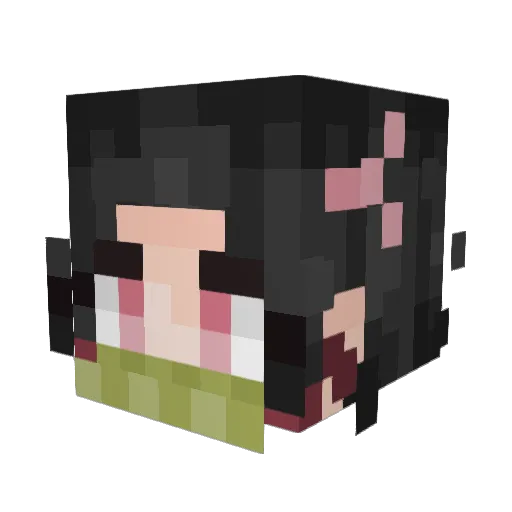 Choppler123 Minecraft avatar head, 3D render
