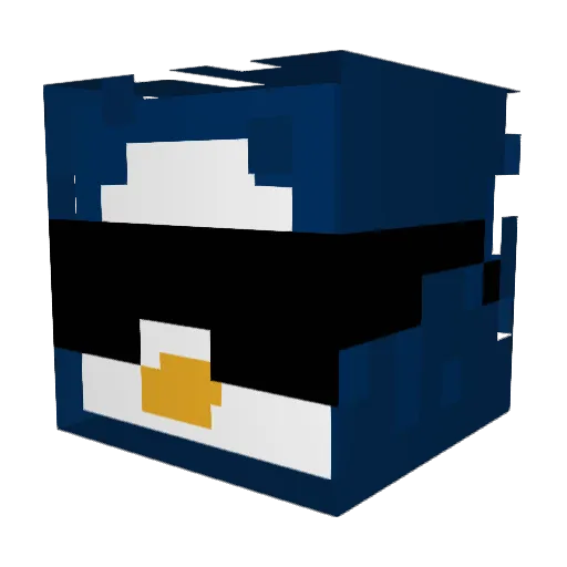 Chopsalot Minecraft avatar head, 3D render