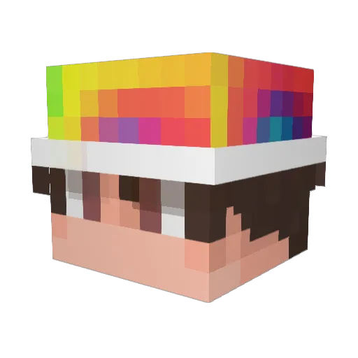 ChoraoFTW Minecraft avatar head, 3D render