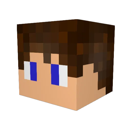Chorchid85 Minecraft avatar head, 3D render