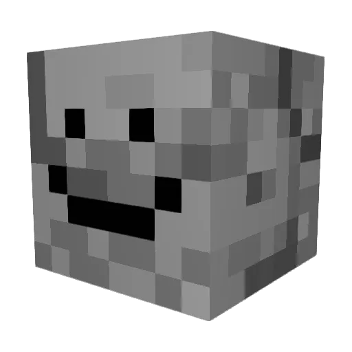 Chorchino Minecraft avatar head, 3D render