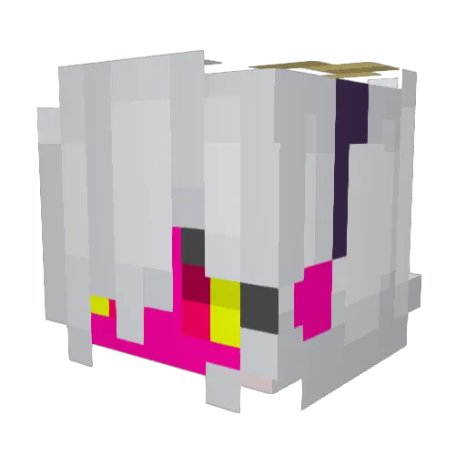 ChoriZzz Minecraft avatar head, 3D render