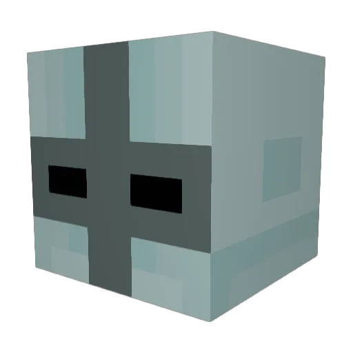 Choroshan Minecraft avatar head, 3D render