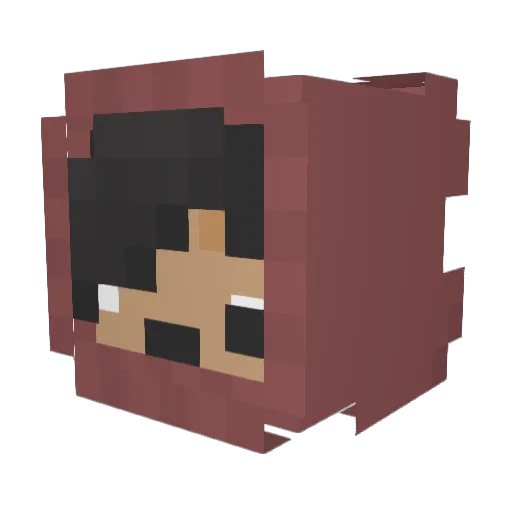 Choroy23 Minecraft avatar head, 3D render