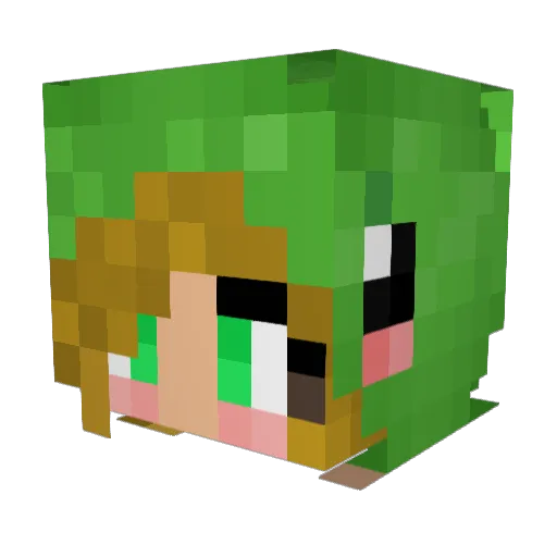 ChosenArc Minecraft avatar head, 3D render