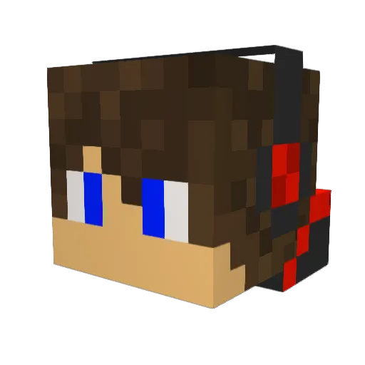 ChosenEnforcer Minecraft avatar head, 3D render