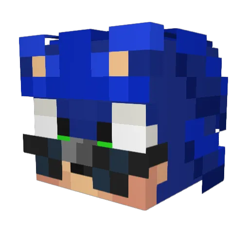 ChosenFeather17 Minecraft avatar head, 3D render