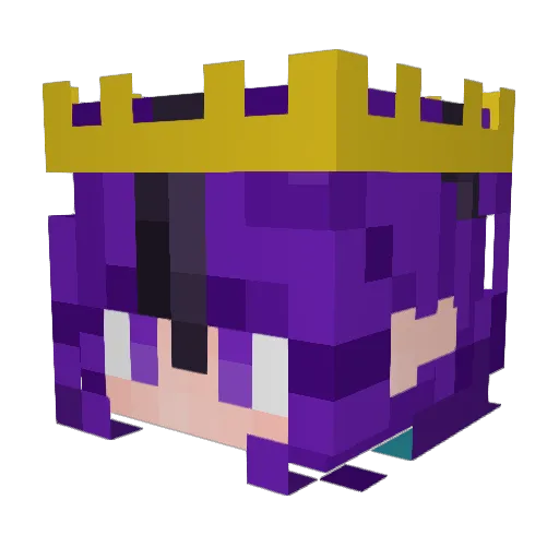ChosenImmortal Minecraft avatar head, 3D render