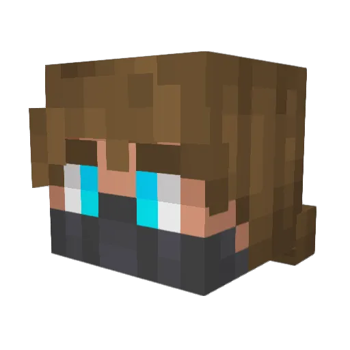 ChosenOne271 Minecraft avatar head, 3D render