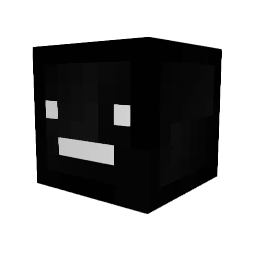 Choto125 Minecraft avatar head, 3D render