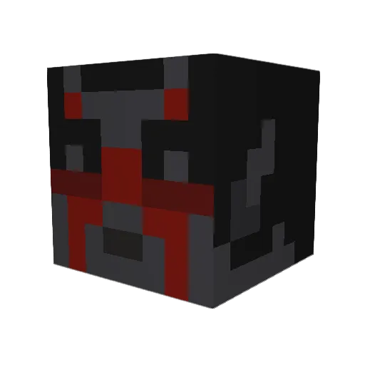 ChowMan300 Minecraft avatar head, 3D render