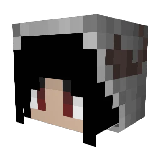 Chowderr_ Minecraft avatar head, 3D render
