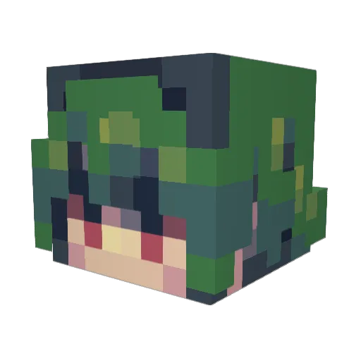 Chozzybruv Minecraft avatar head, 3D render