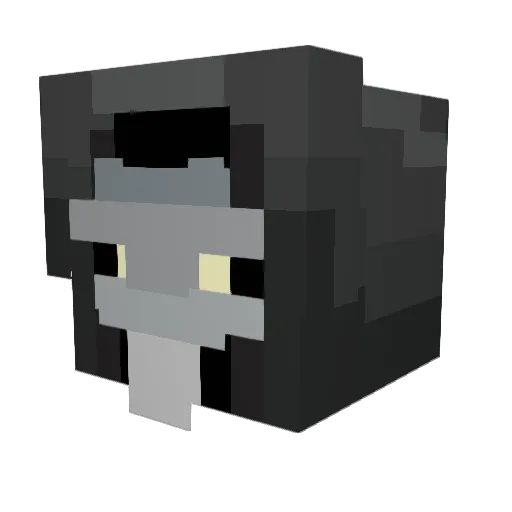 Chr0n05__ Minecraft avatar head, 3D render