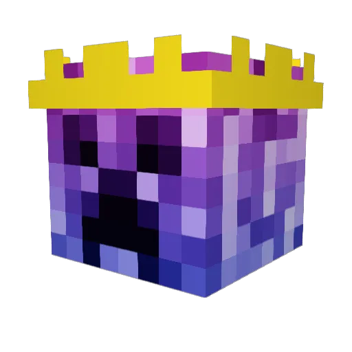 Chr1zz Minecraft avatar head, 3D render