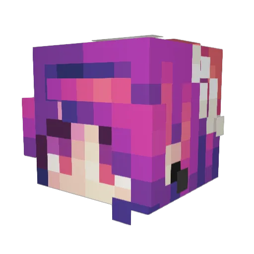 Chricki92 Minecraft avatar head, 3D render