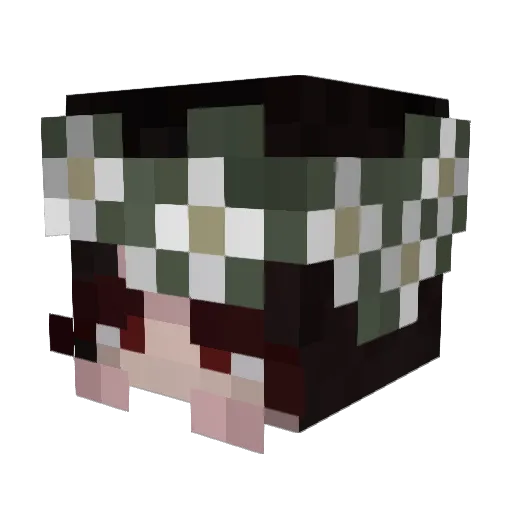 Chris060814 Minecraft avatar head, 3D render