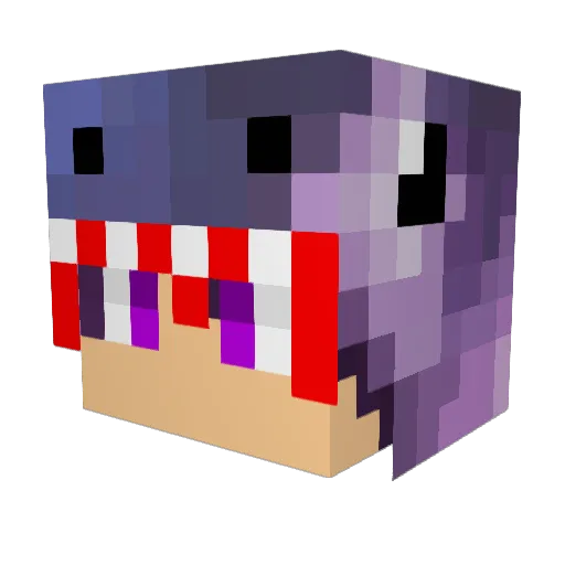 Chris131YT Minecraft avatar head, 3D render
