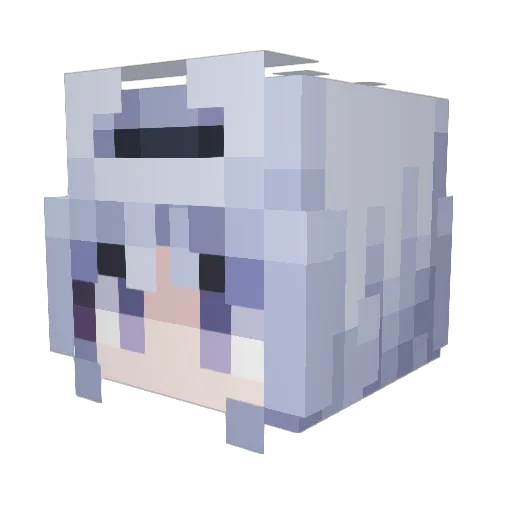 Chris14186 Minecraft avatar head, 3D render