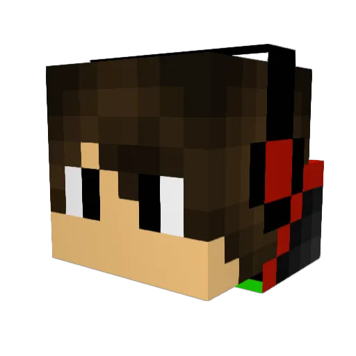 Chris20gamer Minecraft avatar head, 3D render