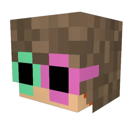 Chris4678 Minecraft avatar head, 3D render