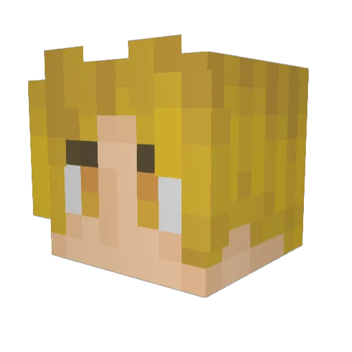 ChrisAlt184 Minecraft avatar head, 3D render