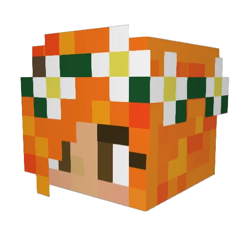 ChrisAlt29 Minecraft avatar head, 3D render