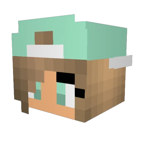ChrisAlt43 Minecraft avatar head, 3D render