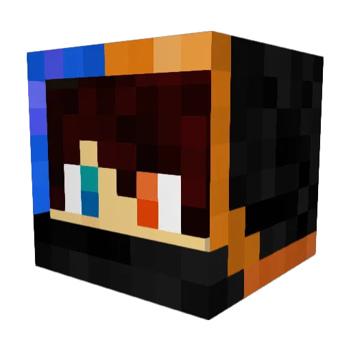 ChrisBaka94 Minecraft avatar head, 3D render