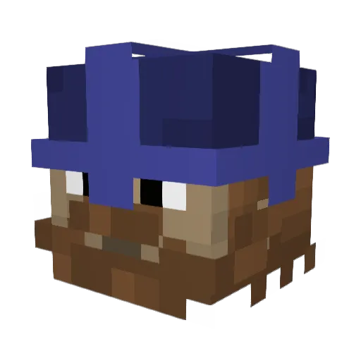 ChrisBchicken105 Minecraft avatar head, 3D render