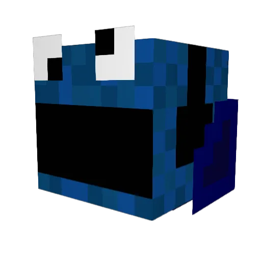 ChrisC673 Minecraft avatar head, 3D render